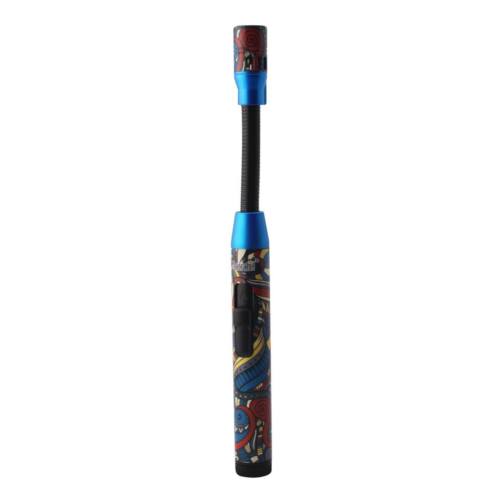 Scorch Art Flare Flexible Single Flame Torch Lighter-Blue