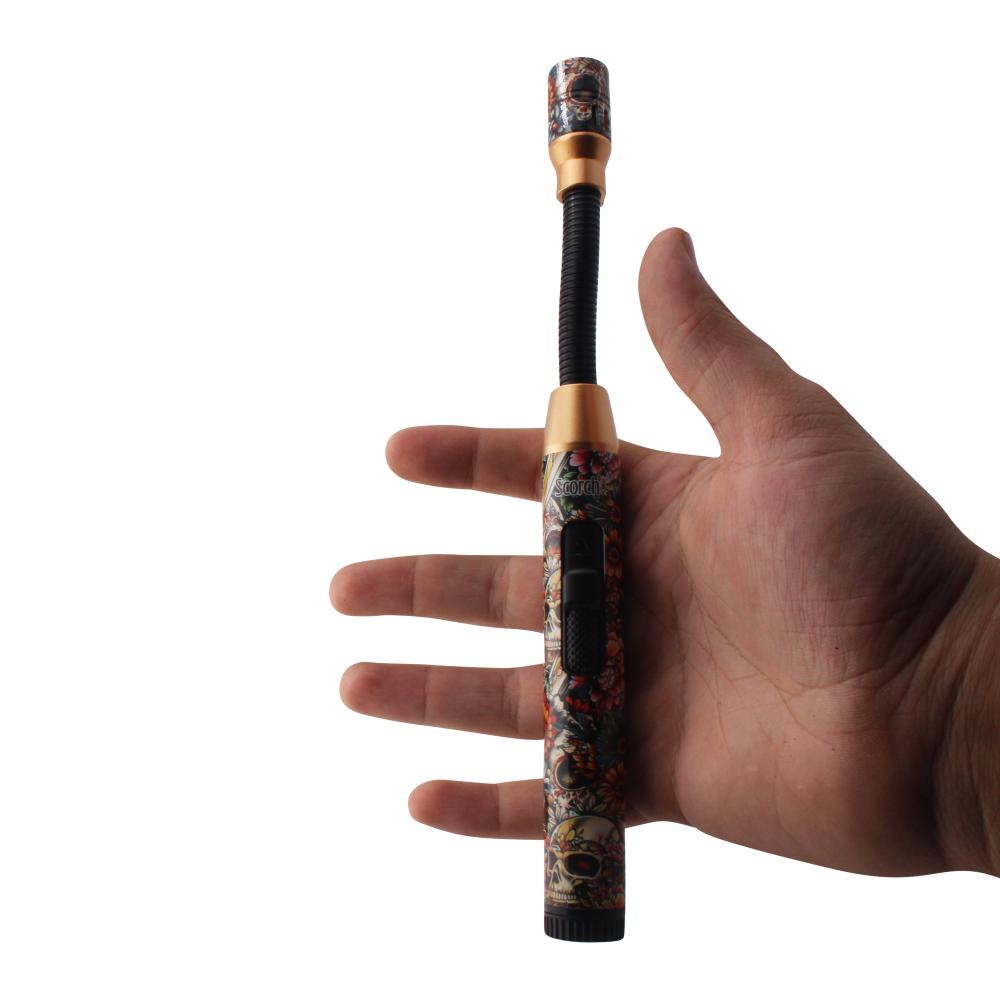 Scorch Art Flare Flexible Single Flame Torch Lighter-Gold