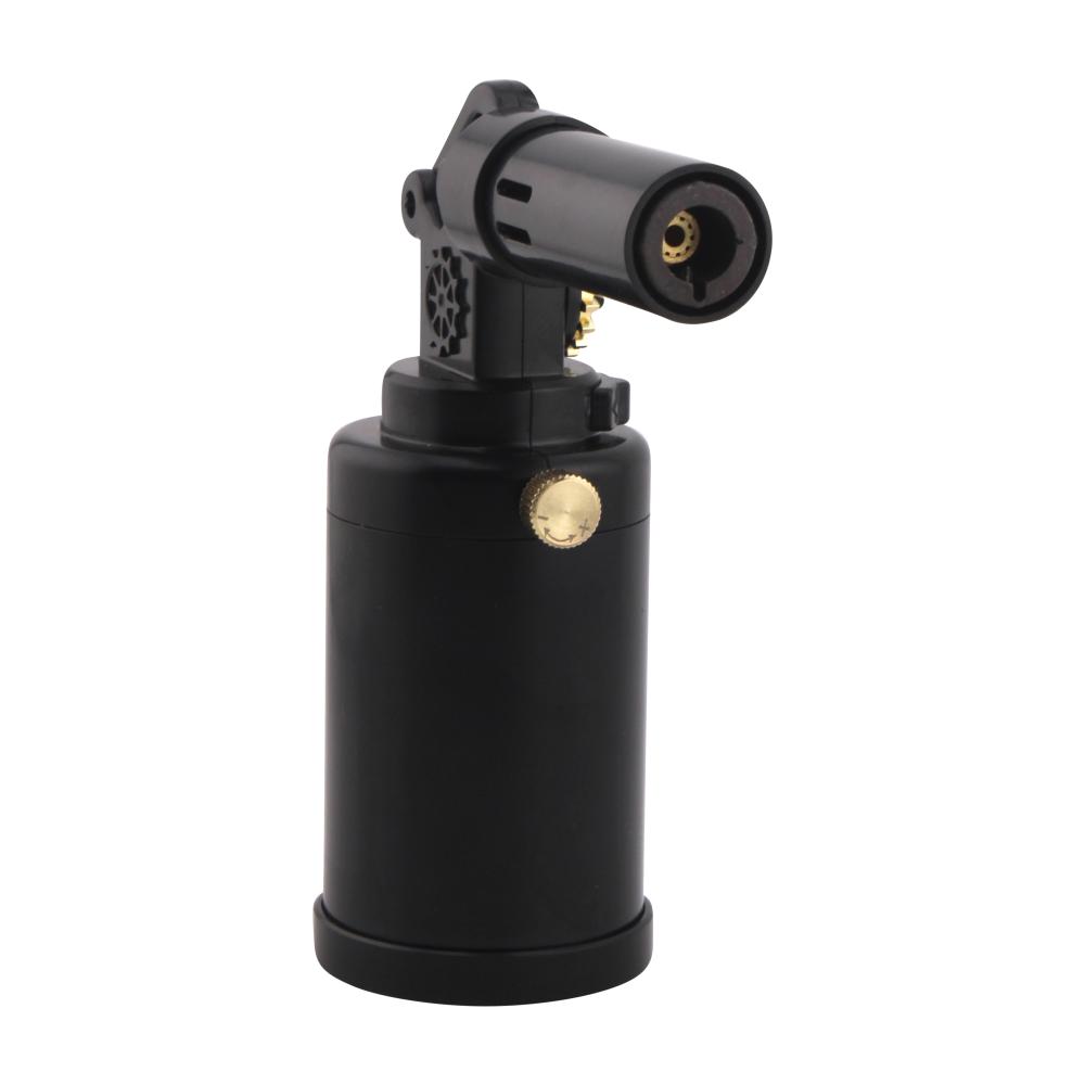 Scorch Clock Design Torch Lighter Single Flame-Black