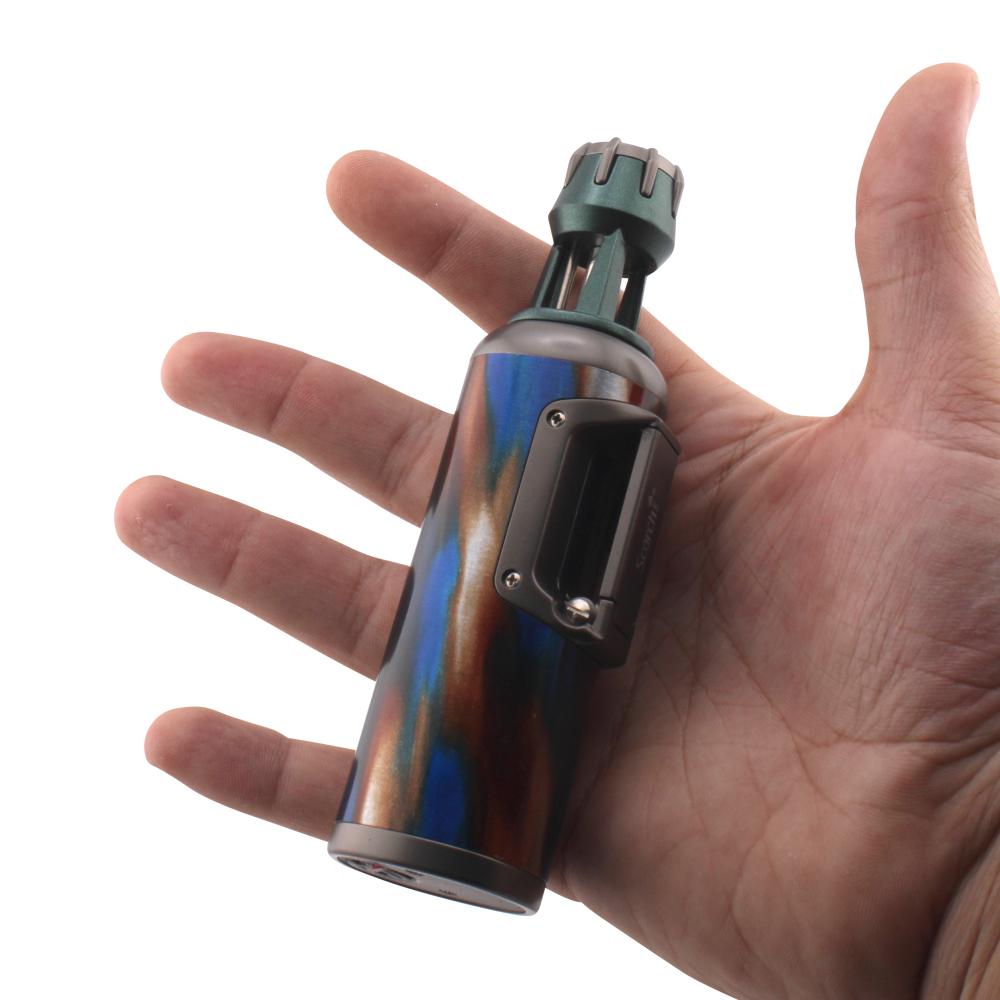 Scorch Flash Single Flame Torch Lighter-Blue