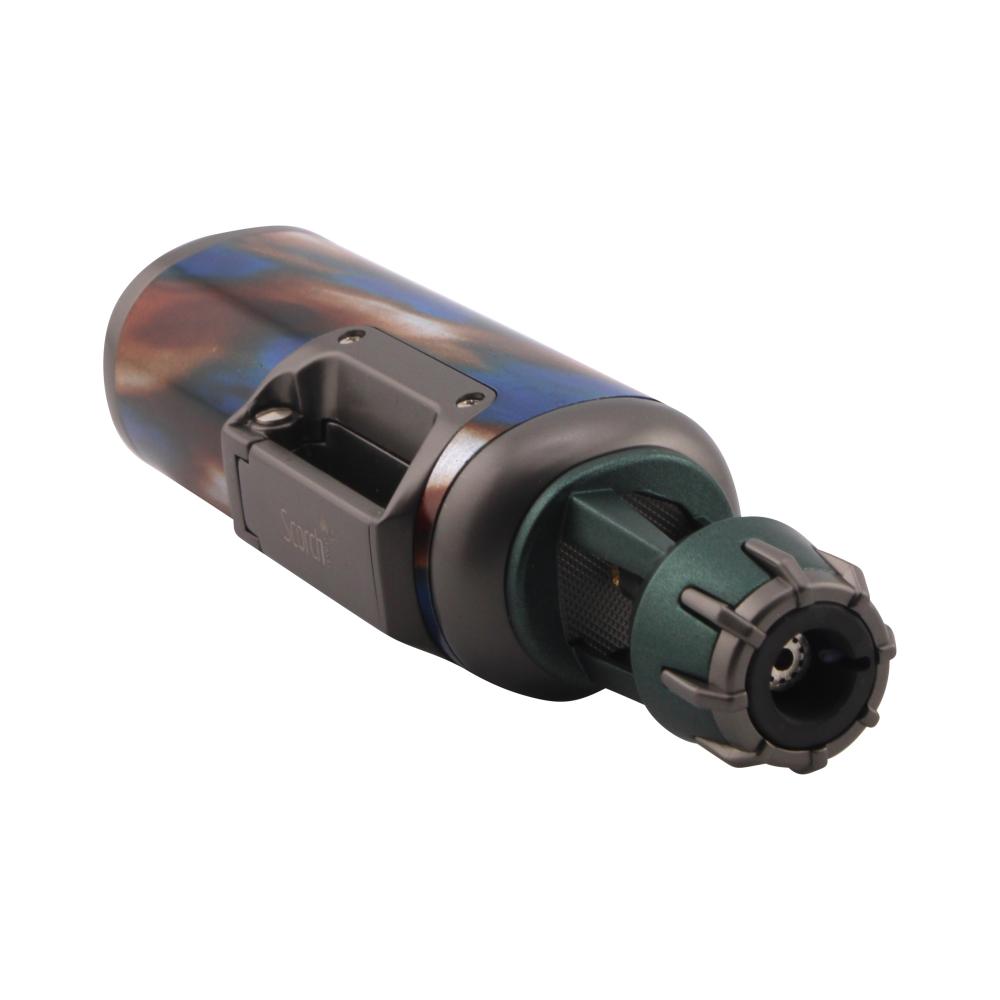 Scorch Flash Single Flame Torch Lighter-Blue