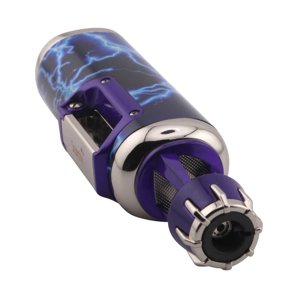 Scorch Flash Single Flame Torch Lighter-Purple