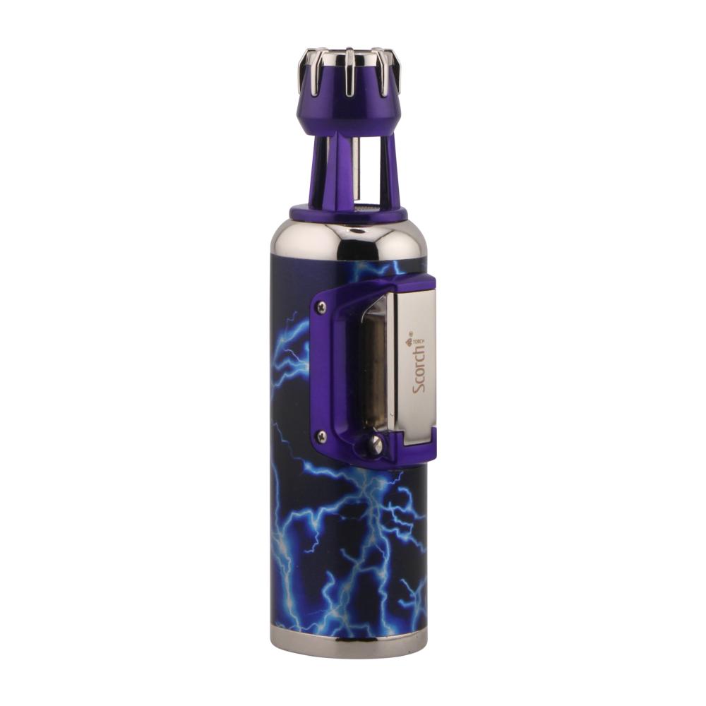 Scorch Flash Single Flame Torch Lighter-Purple