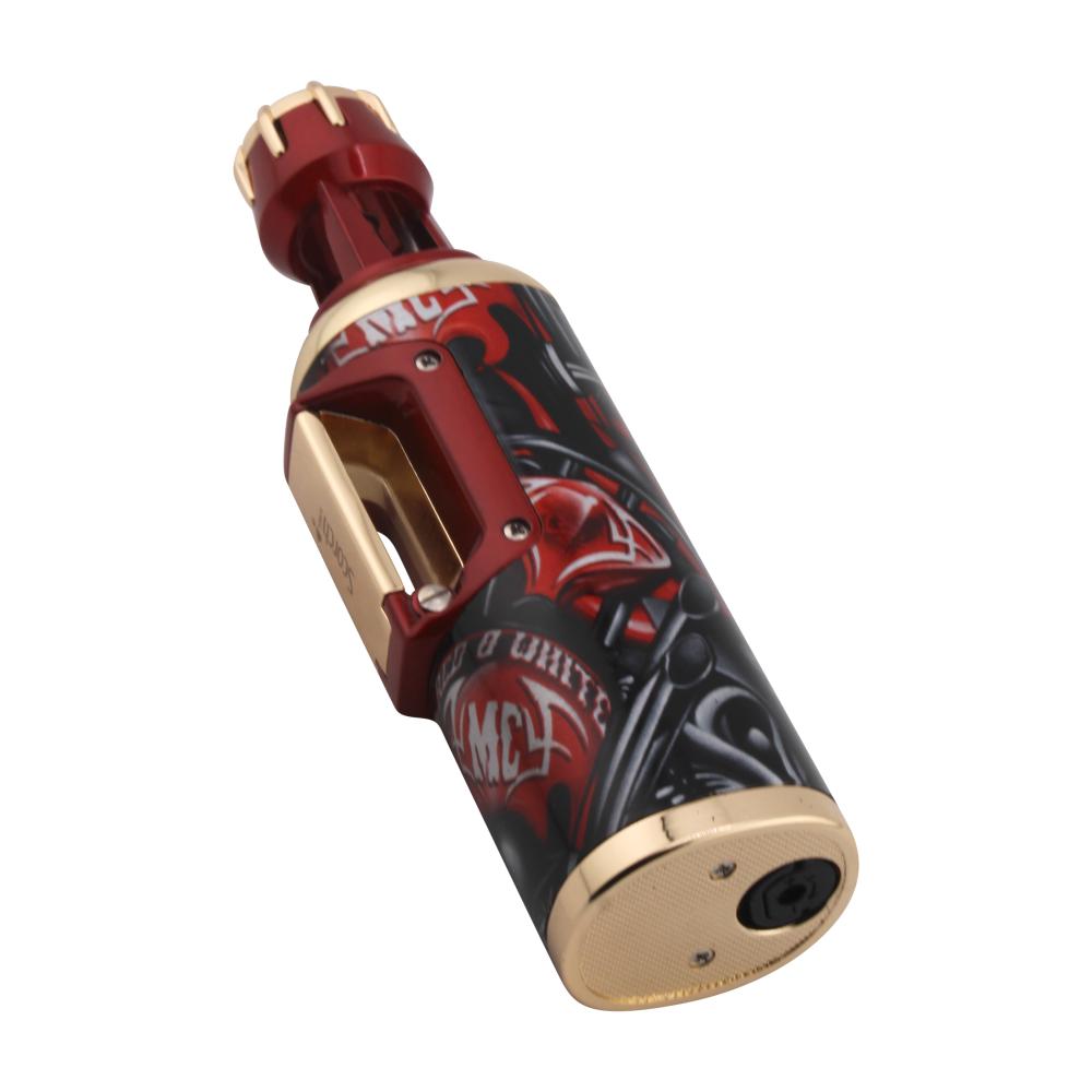 Scorch Flash Single Flame Torch Lighter-Red