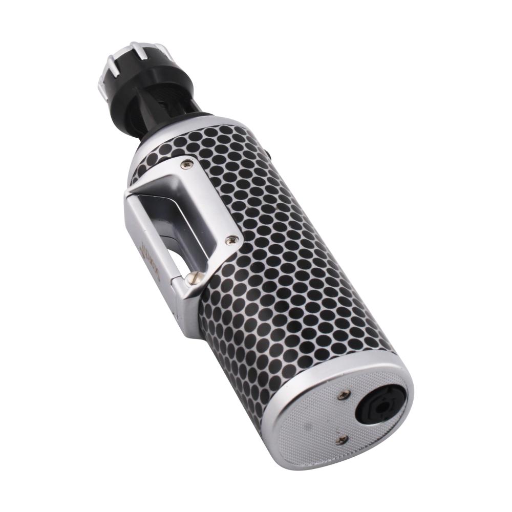 Scorch Flash Single Flame Torch Lighter-Silver