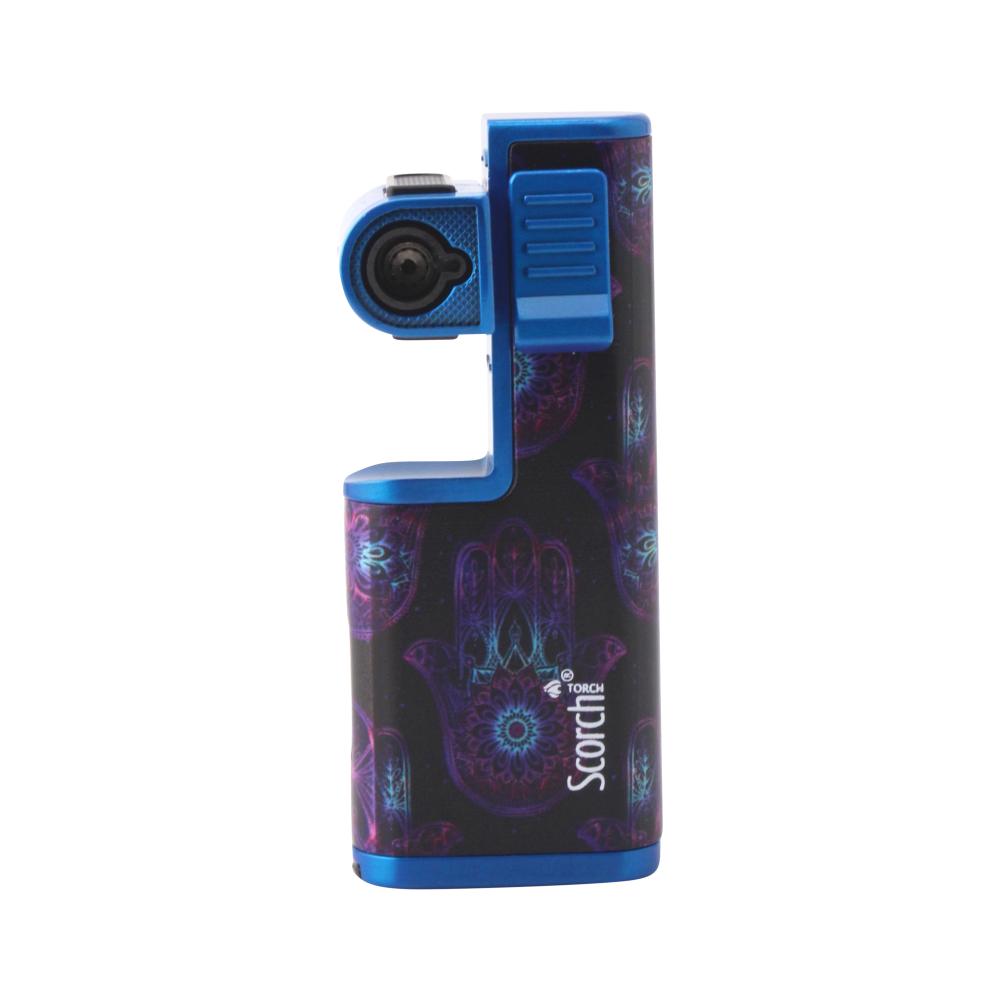 Scorch Flux Adjustable Single Flame Torch Lighter-Blue
