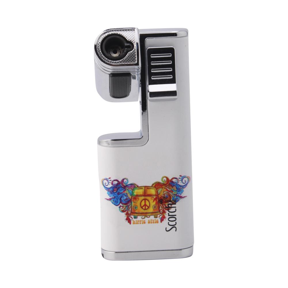 Scorch Flux Adjustable Single Flame Torch Lighter-White