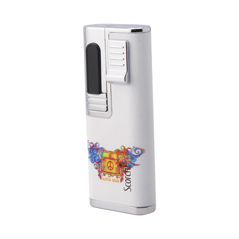 Scorch Flux Adjustable Single Flame Torch Lighter-White