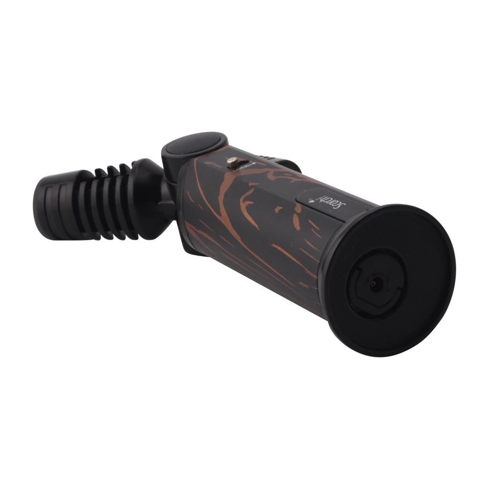 Scorch Galaxy Design Adjustable Single Flame Torch Lighter-Brown