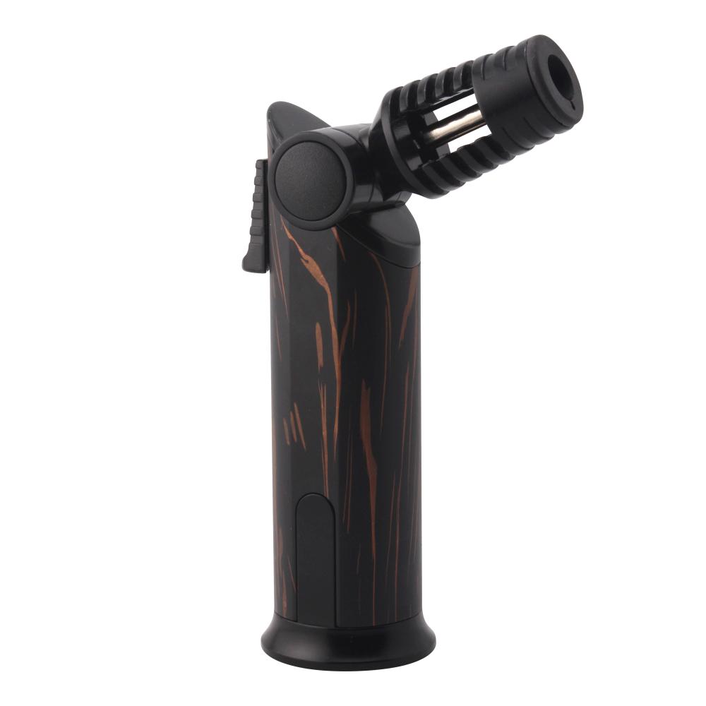 Scorch Galaxy Design Adjustable Single Flame Torch Lighter-Brown