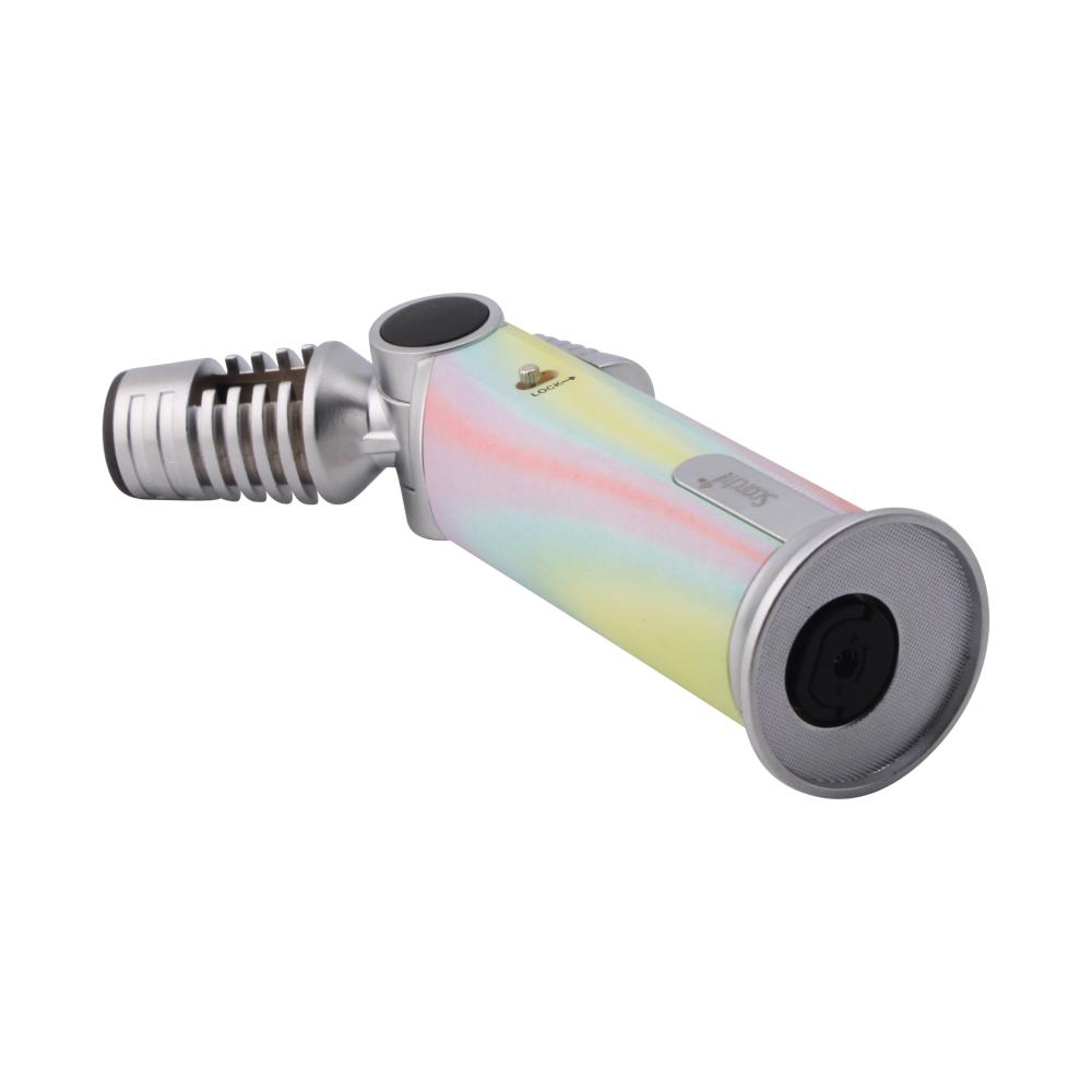 Scorch Galaxy Design Adjustable Single Flame Torch Lighter-Rainbow