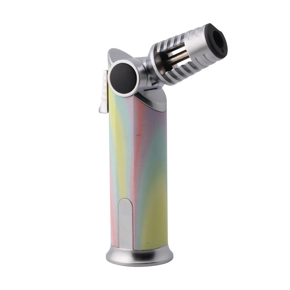 Scorch Galaxy Design Adjustable Single Flame Torch Lighter-Rainbow