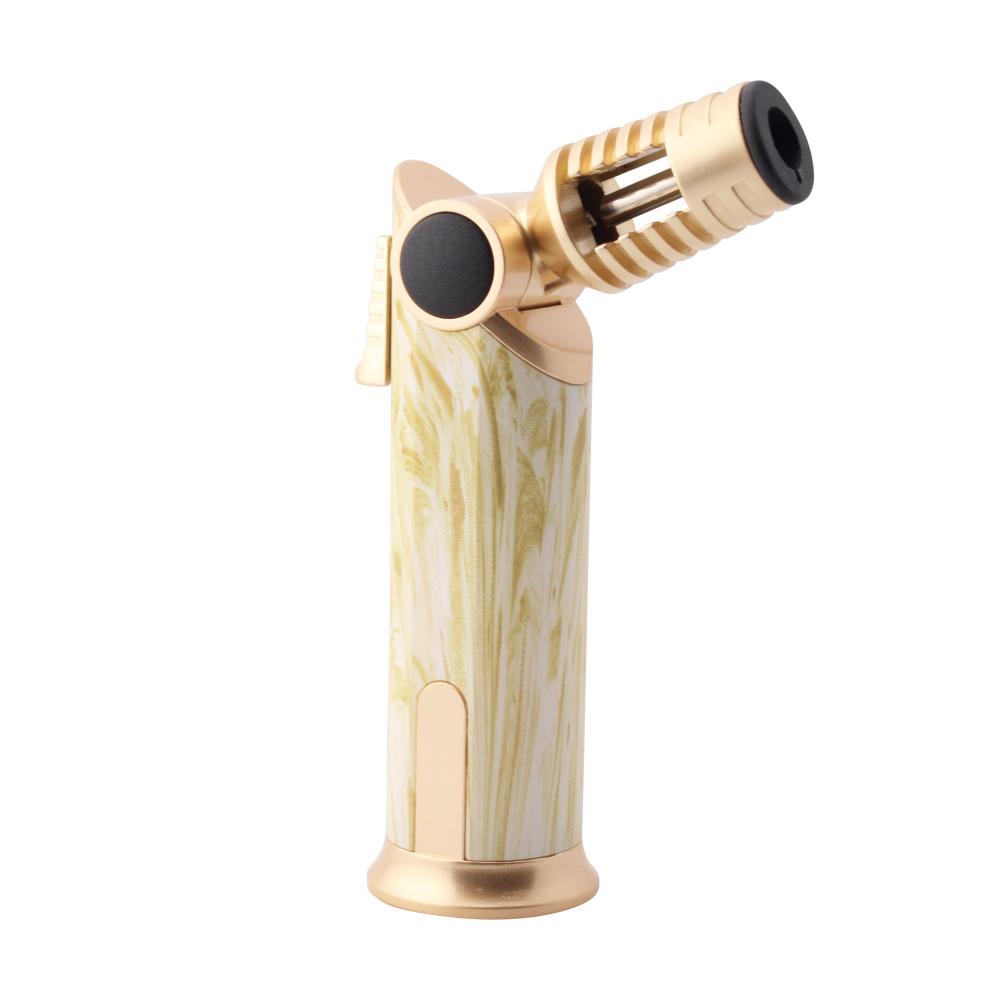 Scorch Galaxy Design Adjustable Single Flame Torch Lighter-White