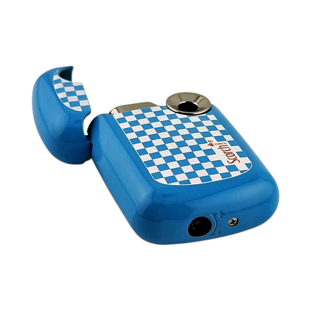 Scorch H Torch Lighter Single Flame-Blue