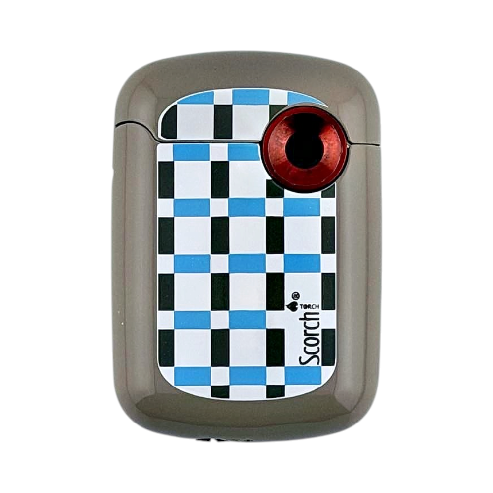 Scorch H Torch Lighter Single Flame-Silver