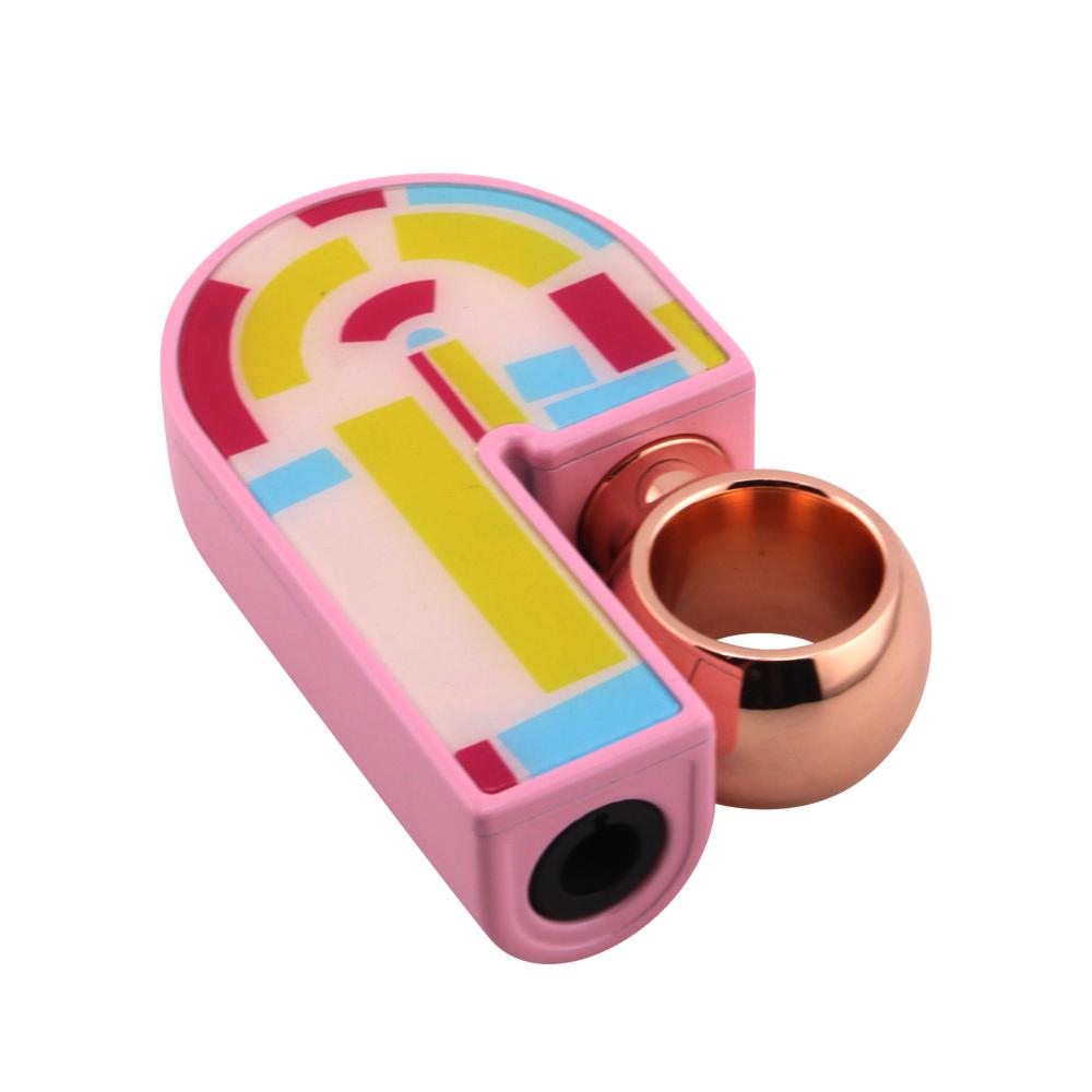 Scorch J Shape Torch Lighter Single Flame-Pink