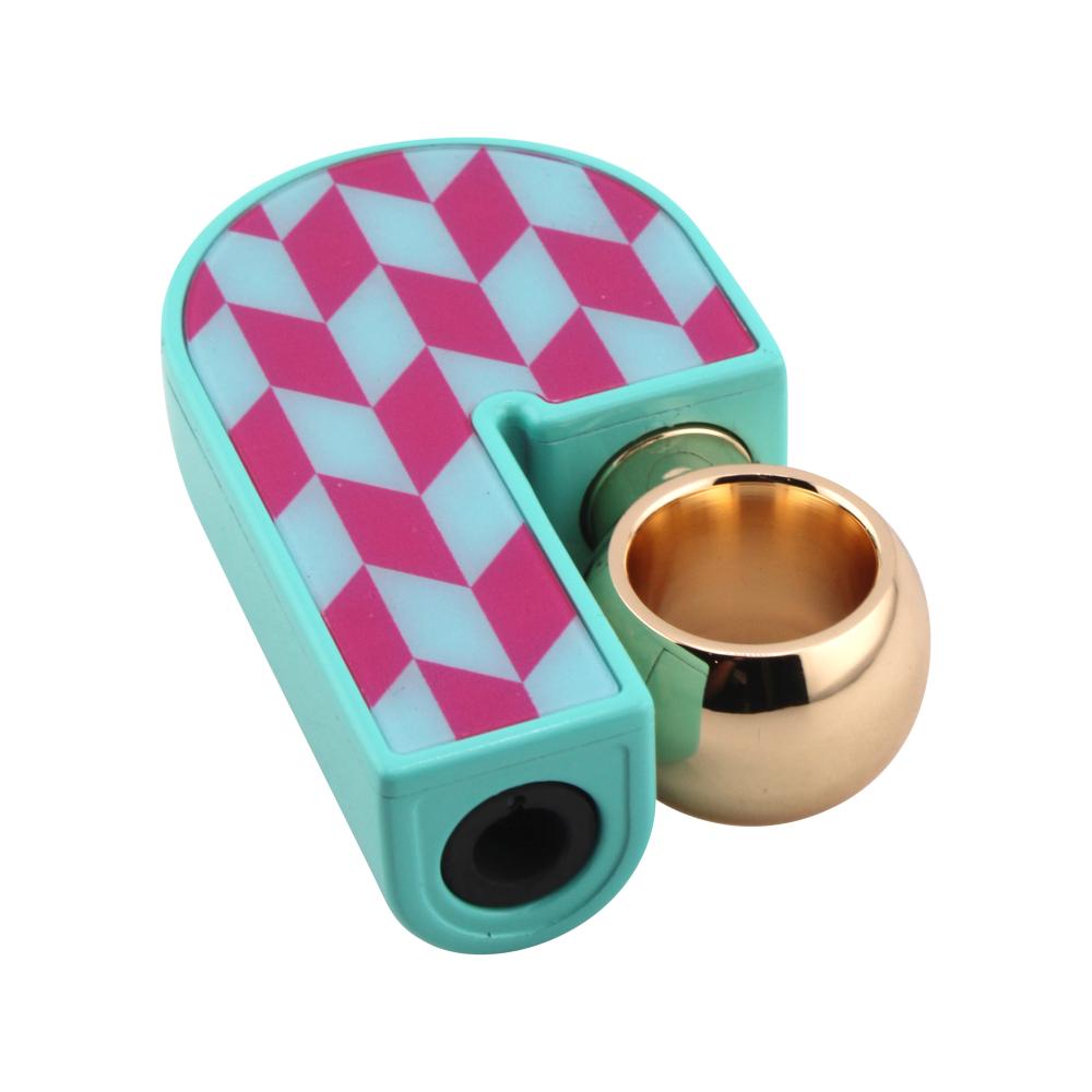 Scorch J Shape Torch Lighter Single Flame-Tiffany Blue
