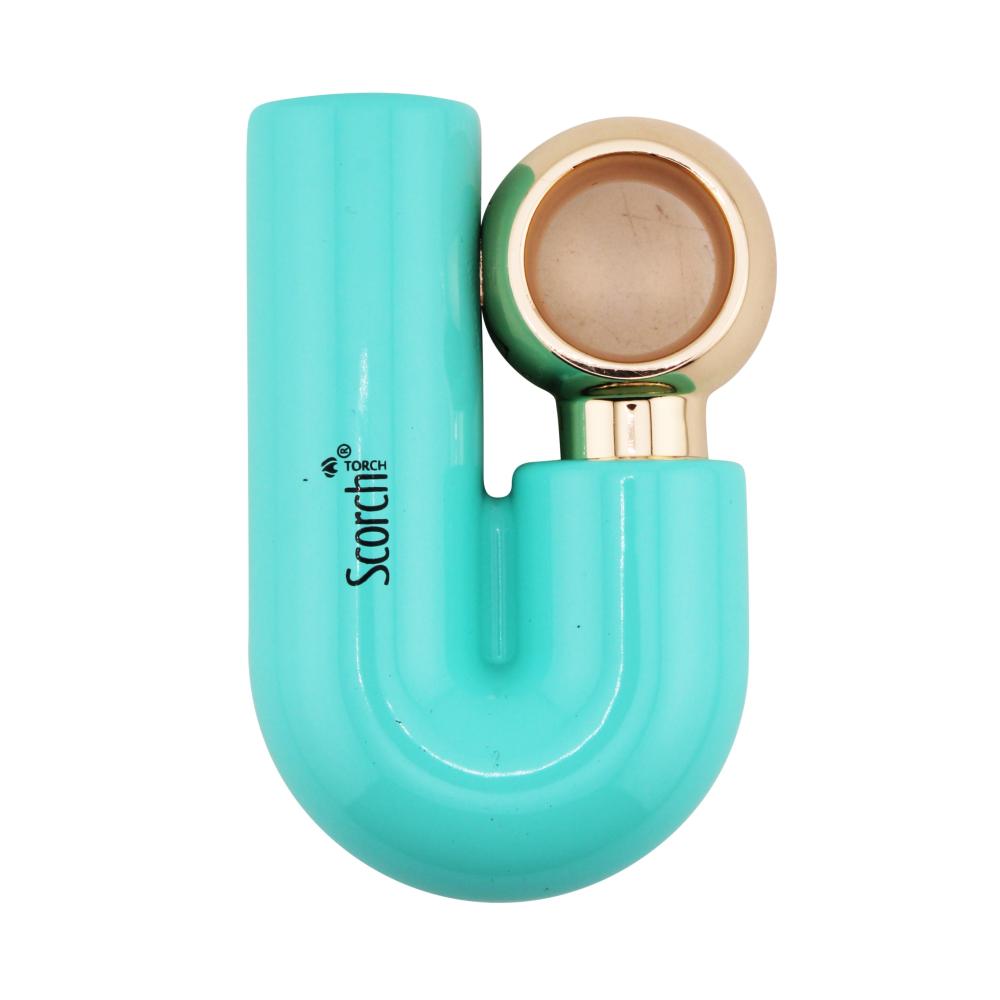 Scorch J Shape Torch Lighter Single Flame