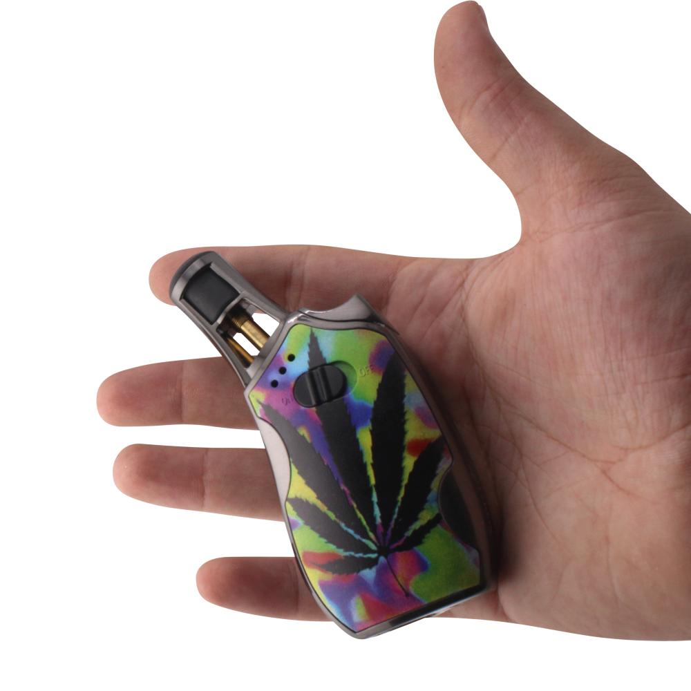 Scorch Leaf Fusion Design Torch Lighter Single Flame-Black