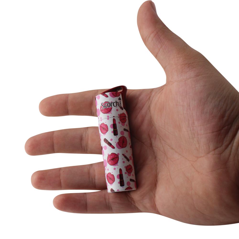 Scorch Lumen Design Torch Lighter Single Flame-Pink