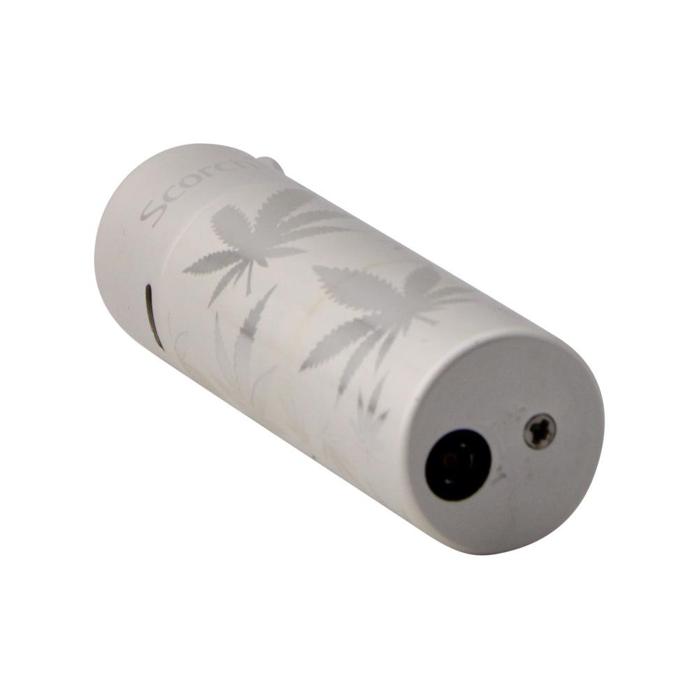 Scorch Lumen Design Torch Lighter Single Flame-Shiny White