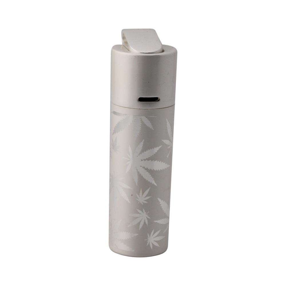 Scorch Lumen Design Torch Lighter Single Flame-Shiny White