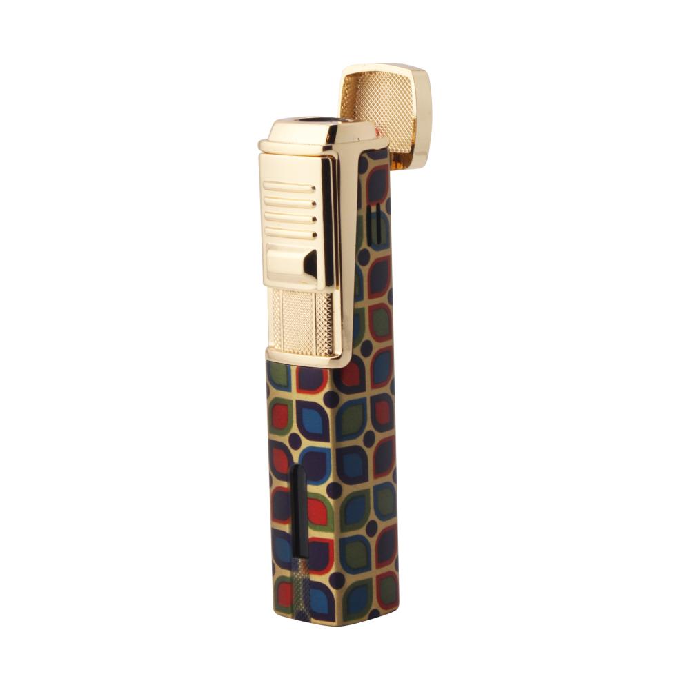 Scorch Marble Fire Design Torch Lighter Single Flame-Mix