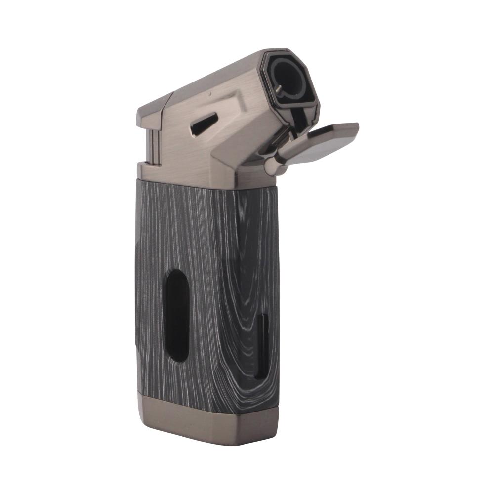 Scorch Marble Mix Design Torch Single Flame-Black