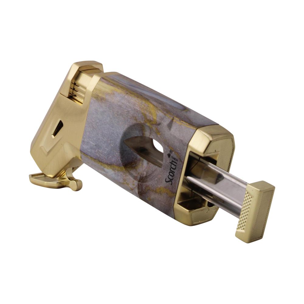 Scorch Marble Mix Design Torch Single Flame-Brown Mix