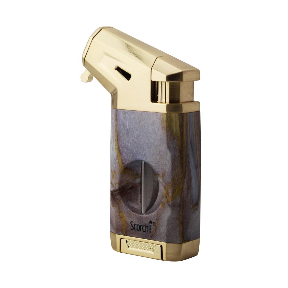 Scorch Marble Mix Design Torch Single Flame-Brown Mix