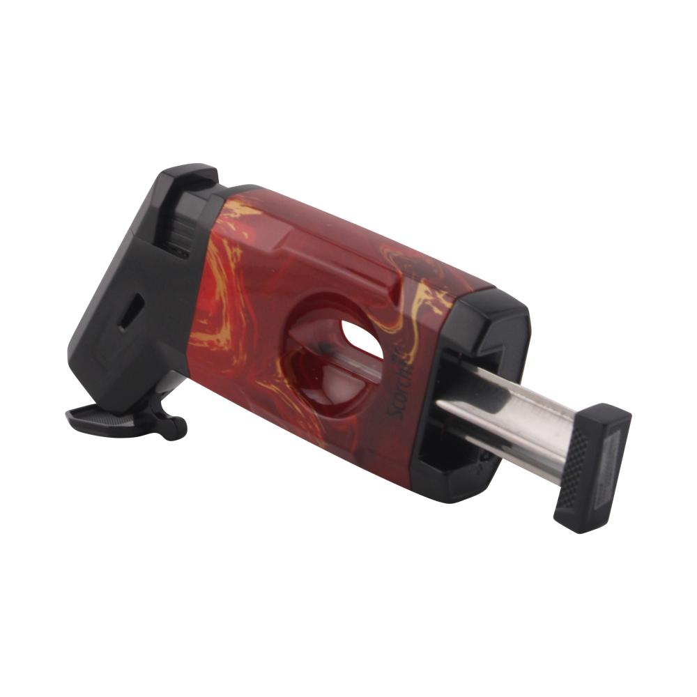 Scorch Marble Mix Design Torch Single Flame-Red