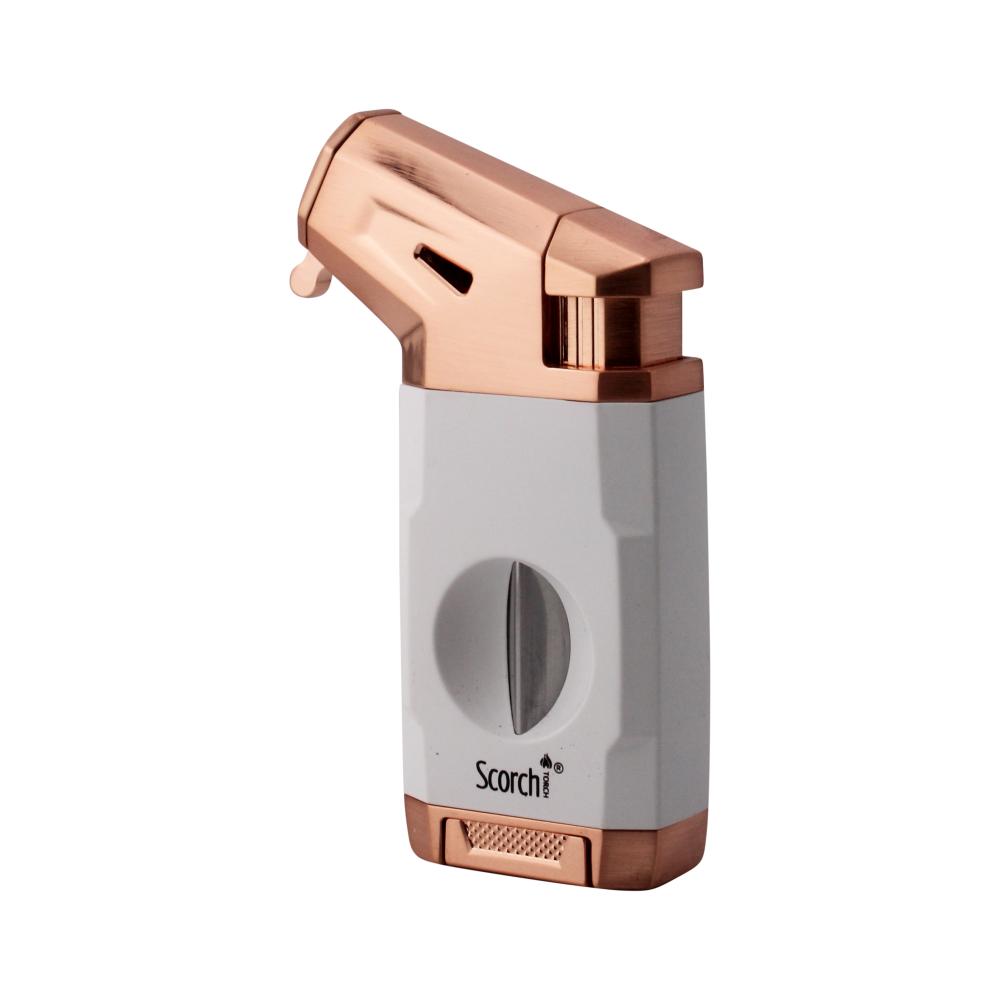 Scorch Marble Mix Design Torch Single Flame-White