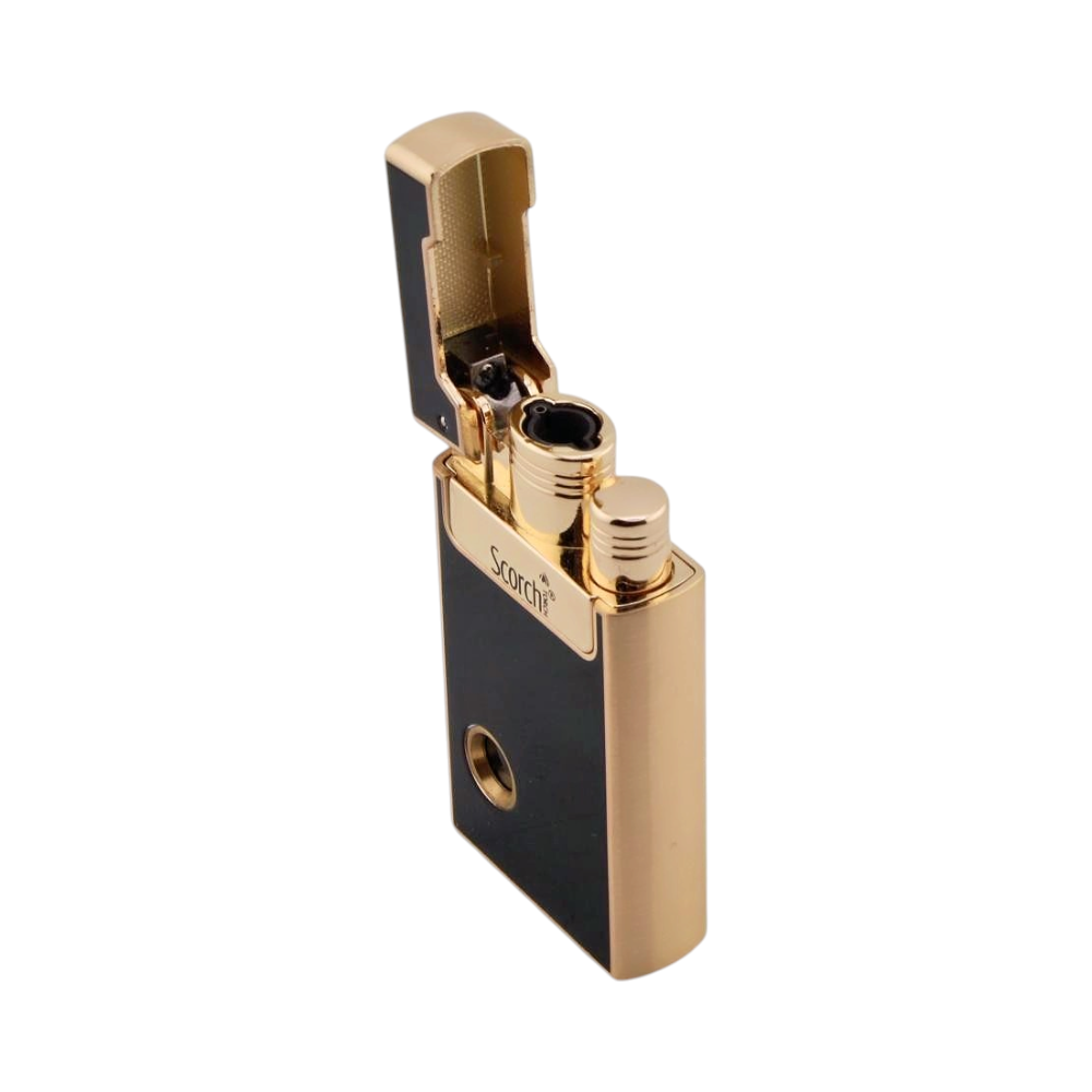 Scorch Mini Single Flame Torch And Lighter-Black