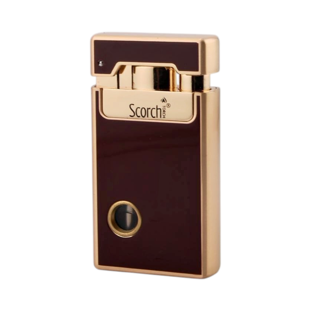 Scorch Mini Single Flame Torch And Lighter-Brown
