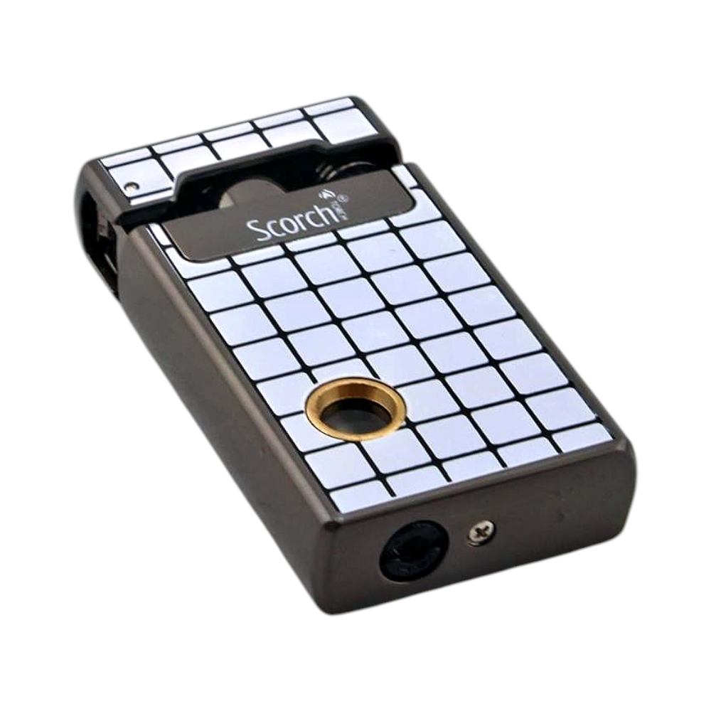 Scorch Mini Single Flame Torch And Lighter-White