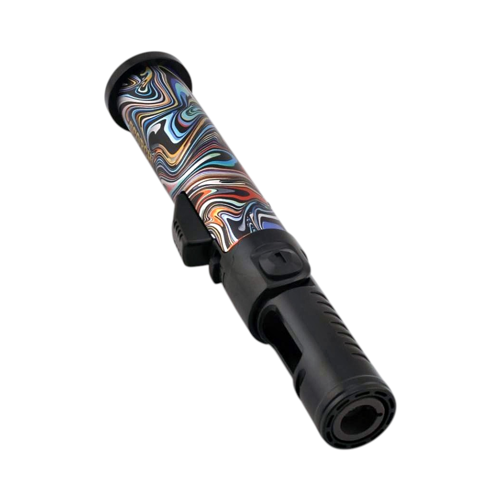 Scorch Mix Painting Torch Lighter Single Flame-Black Mix