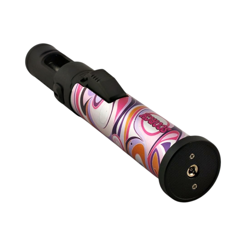 Scorch Mix Painting Torch Lighter Single Flame-Light Pink Mix