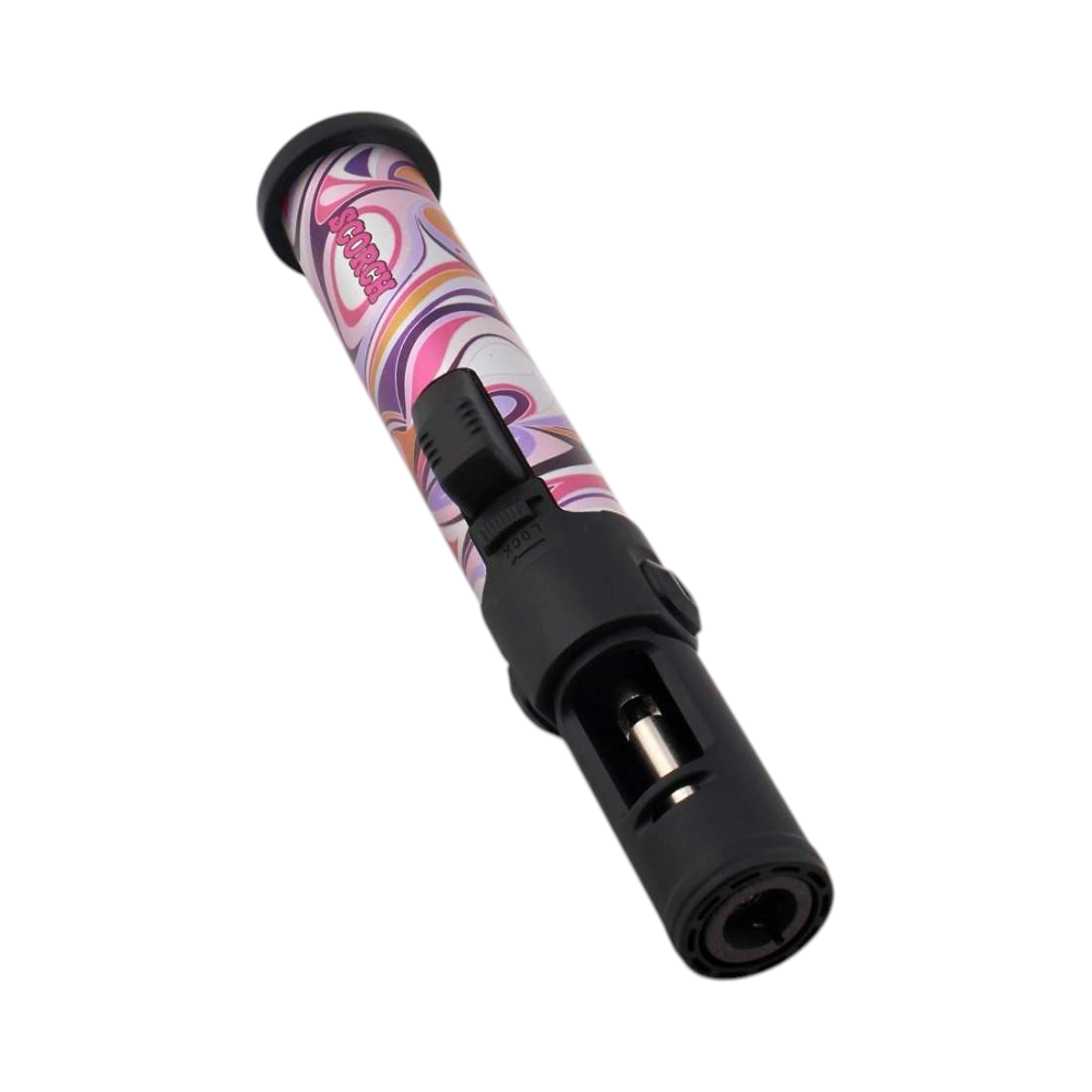 Scorch Mix Painting Torch Lighter Single Flame-Light Pink Mix