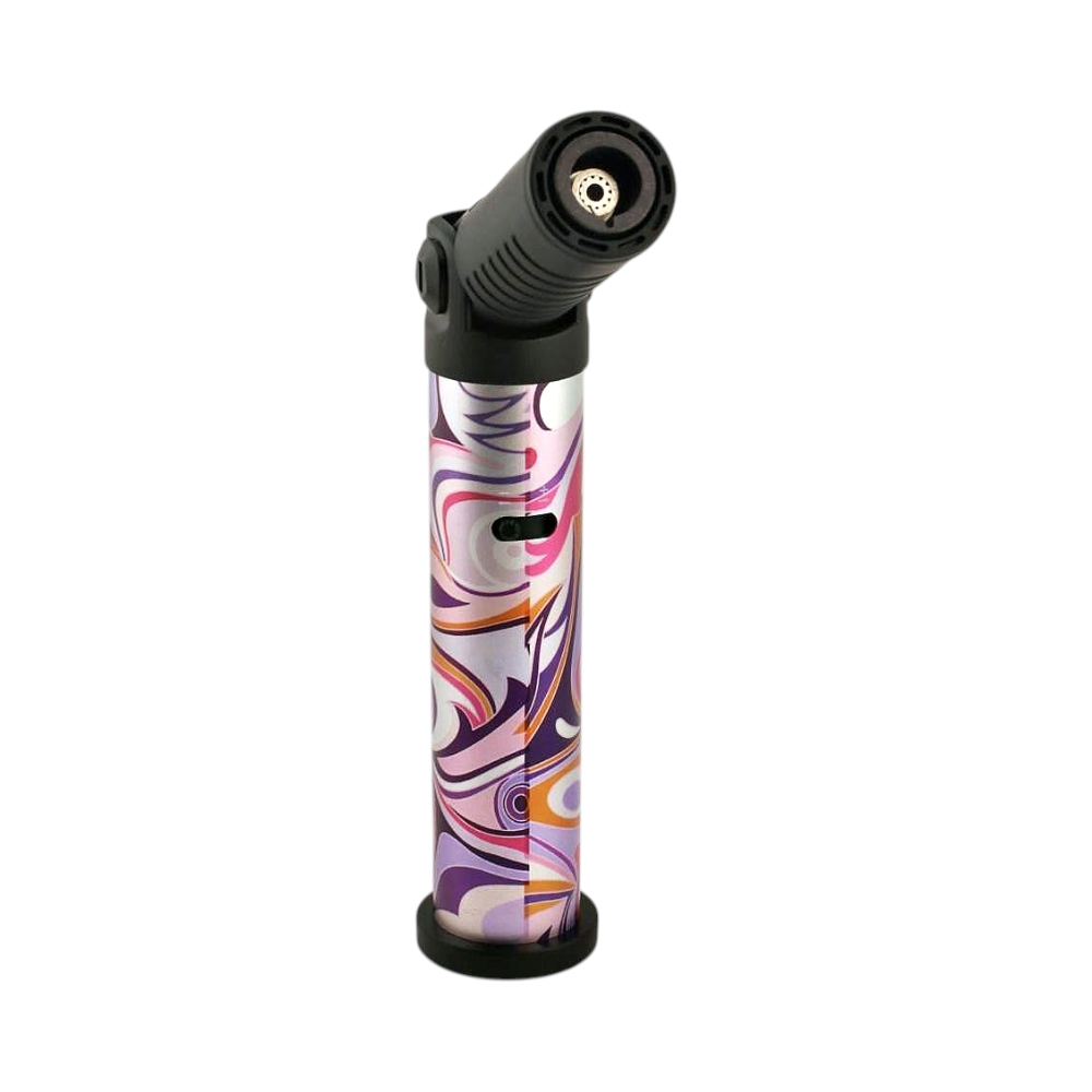Scorch Mix Painting Torch Lighter Single Flame-Light Pink Mix