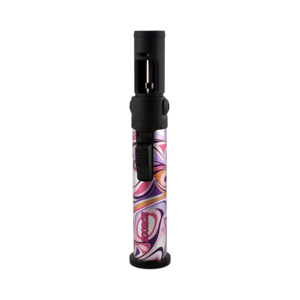 Scorch Mix Painting Torch Lighter Single Flame-Light Pink Mix