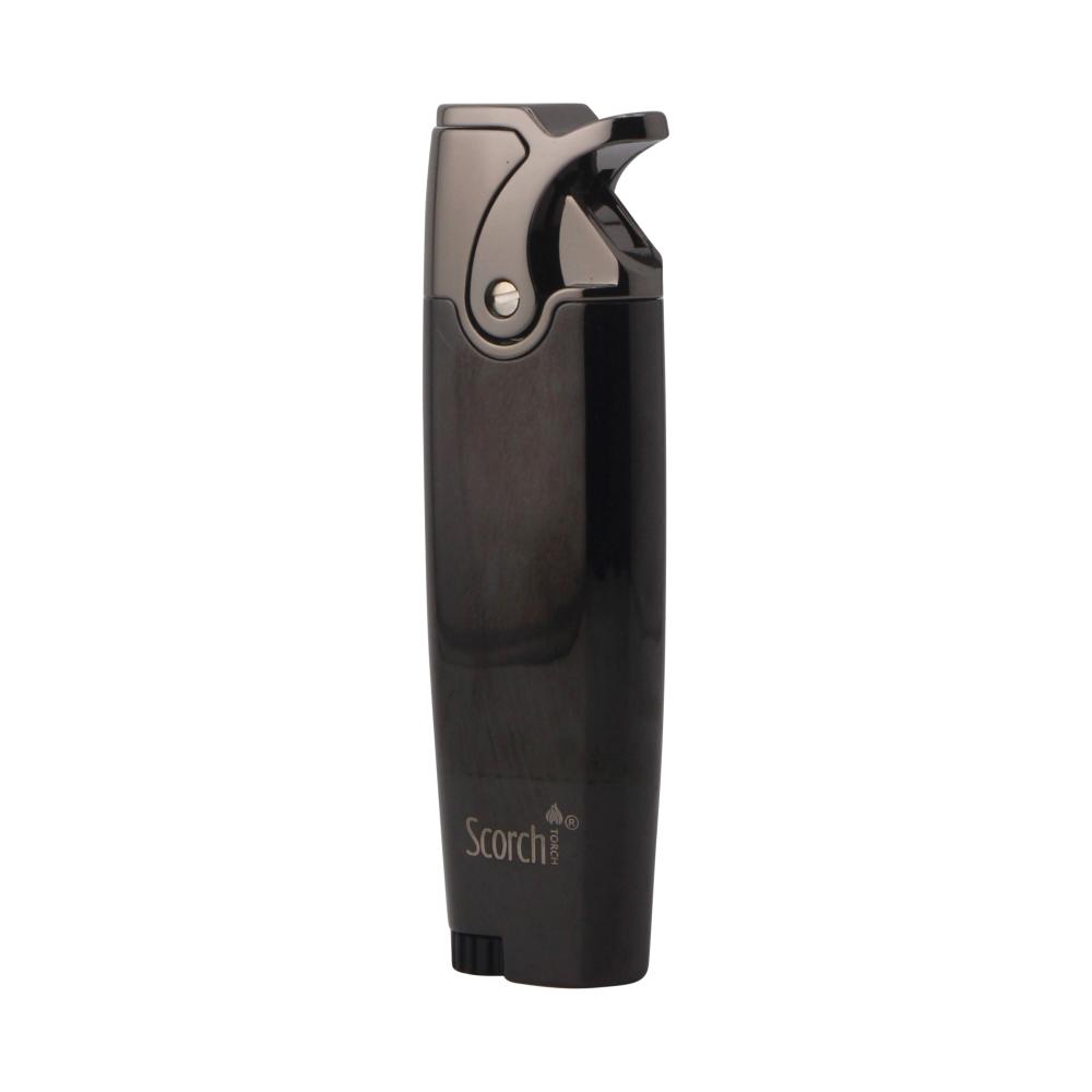 Scorch Modern Design Torch Lighter Single Flame-Black