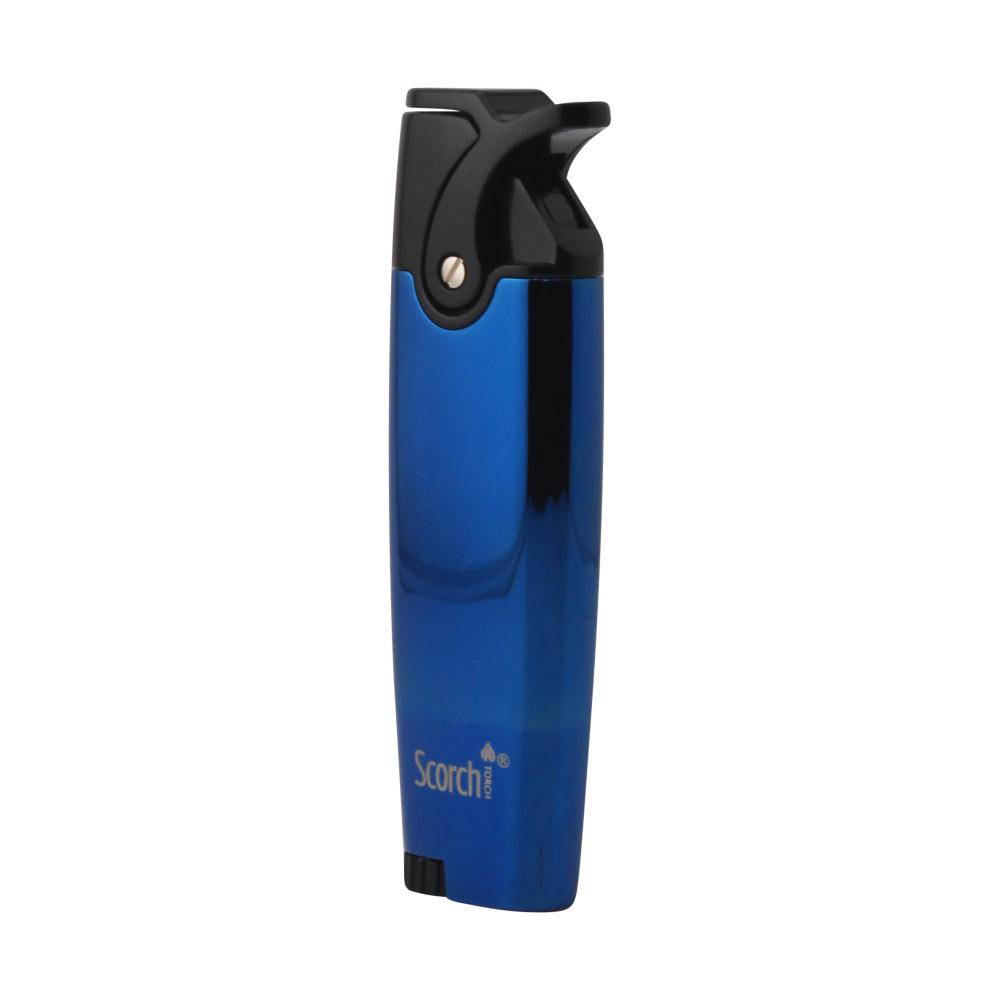 Scorch Modern Design Torch Lighter Single Flame-Blue