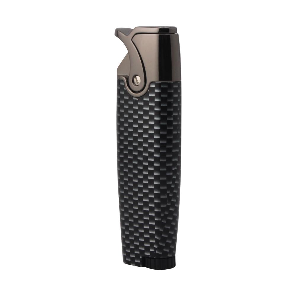 Scorch Modern Design Torch Lighter Single Flame-Silver