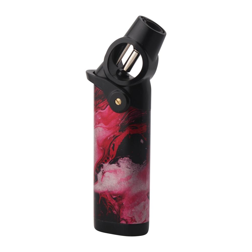 Scorch Ocean Marble Torch Lighter Single Flame-Purple