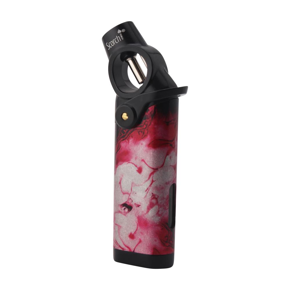 Scorch Ocean Marble Torch Lighter Single Flame-Purple