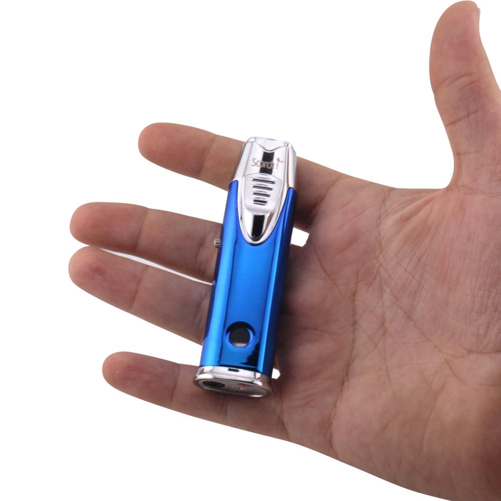 Scorch Orion Torch Lighter Double Flame-Blue