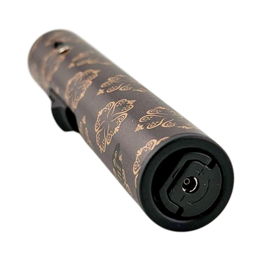Scorch P Mix Design Torch Lighter Single Flame-Brown Mix