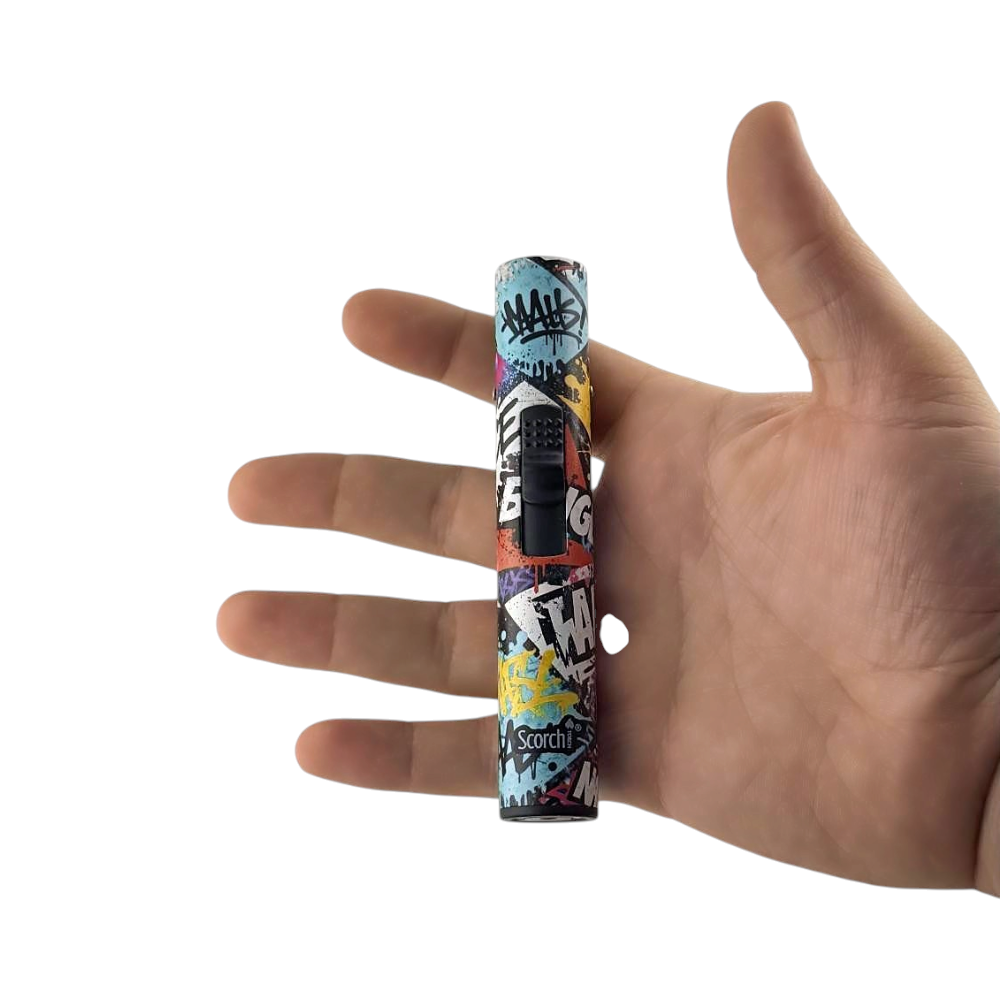 Scorch P Mix Design Torch Lighter Single Flame-Mix