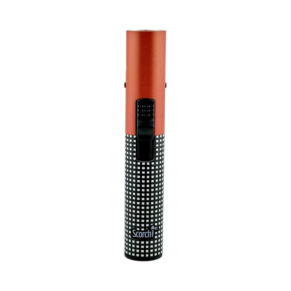 Scorch P Mix Design Torch Lighter Single Flame-Red Mix