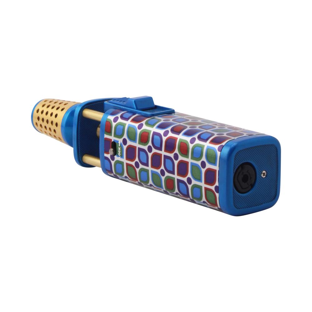 Scorch Platinum Design Torch Lighter Single Flame-Blue
